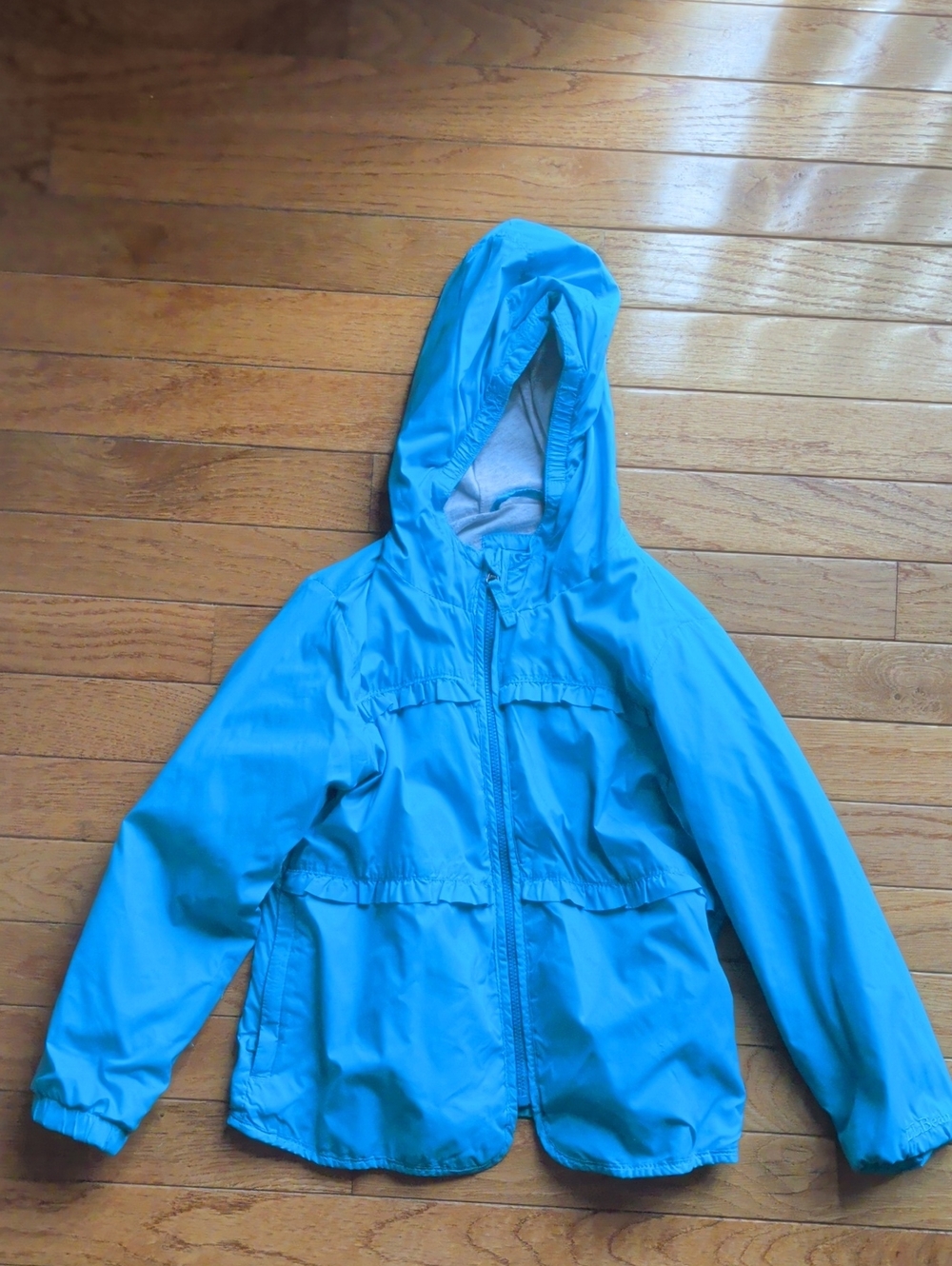LL Bean Turquoise Blue Hooded Jacket